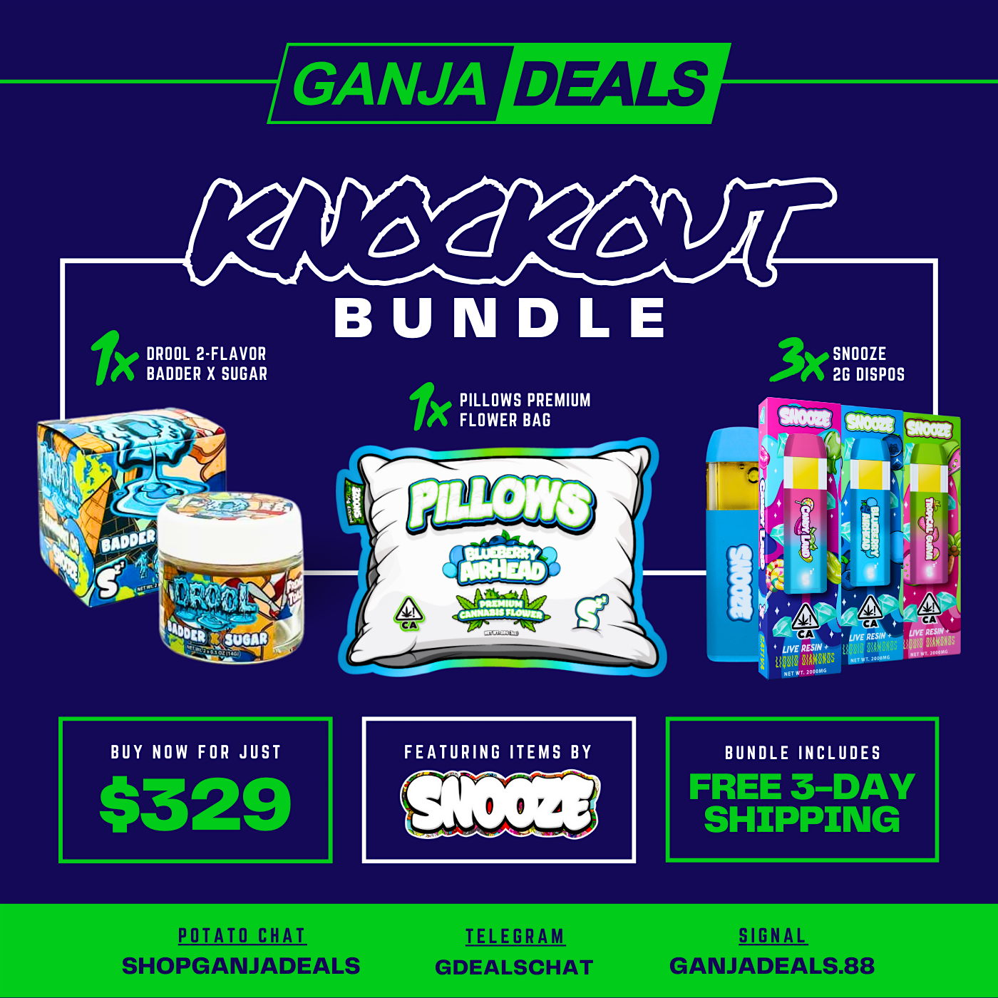 Snooze Knockout Bundle